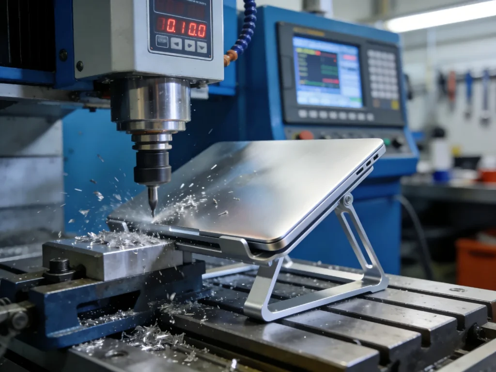 Aluminum Laptop Stand Machining 1024x768