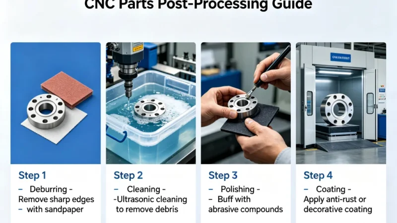 Post Processing for CNC Parts: Methods, List & Industry Uses