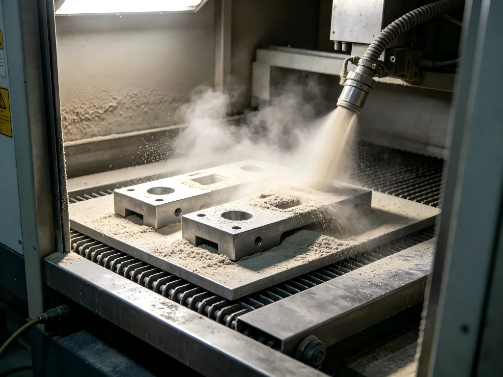 Sandblasting Metal Parts