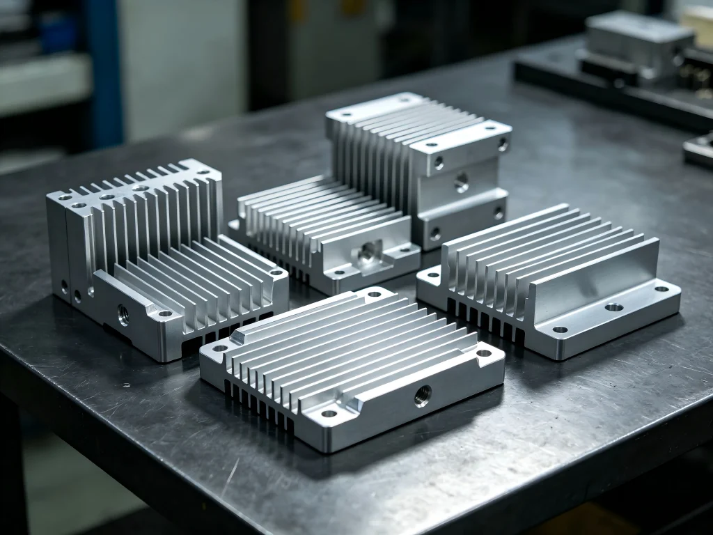 Aluminum Heatsink Machining