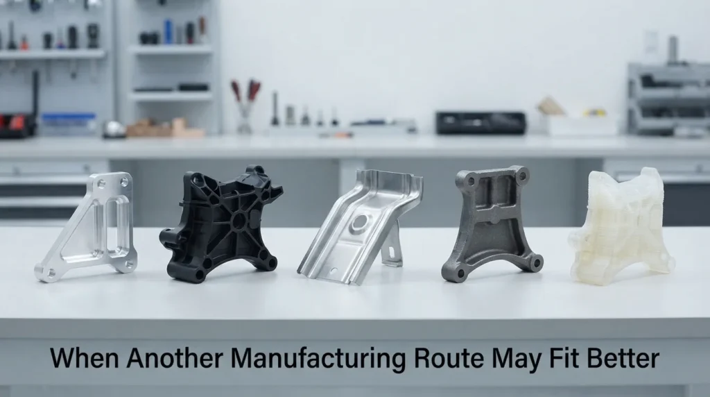CNC process alternatives