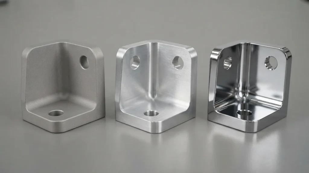 Mechanical finish comparison