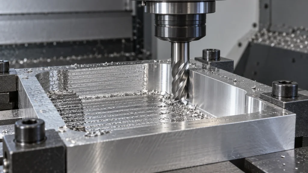 CNC milling toolpath