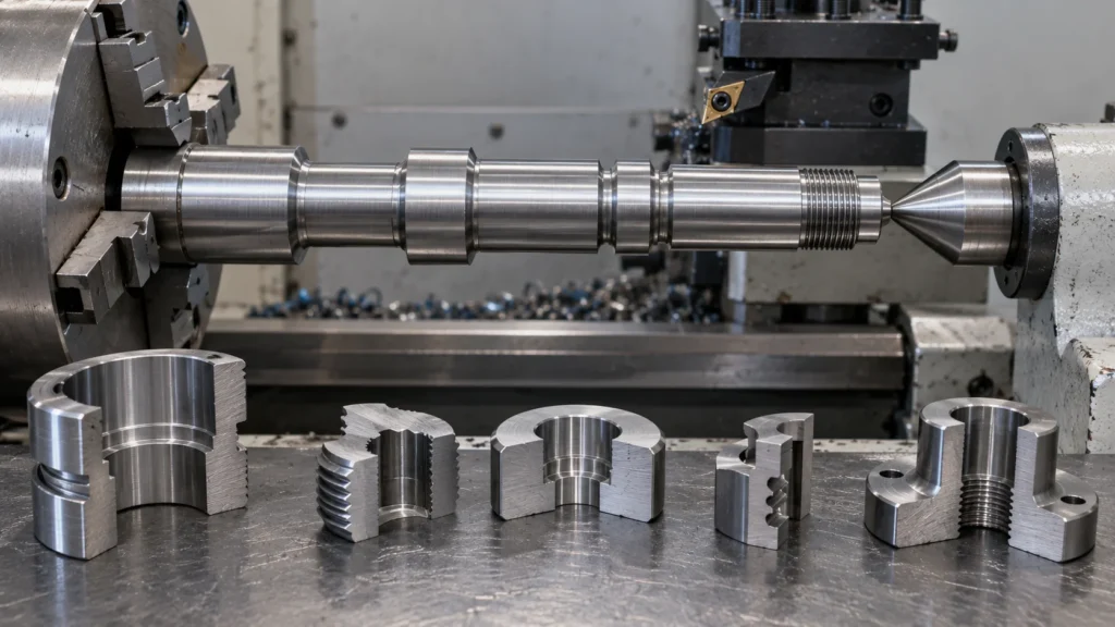 Turned part inspection