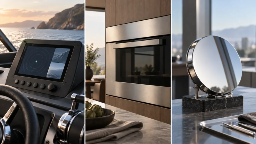 Industrial finish design language`