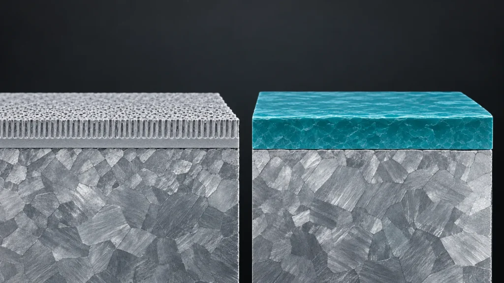 Converted versus coated surface