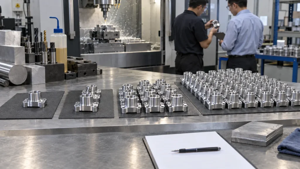 CNC quantity cost effect