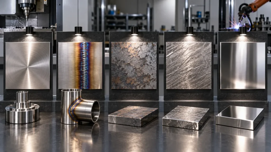 Stainless starting surface conditions