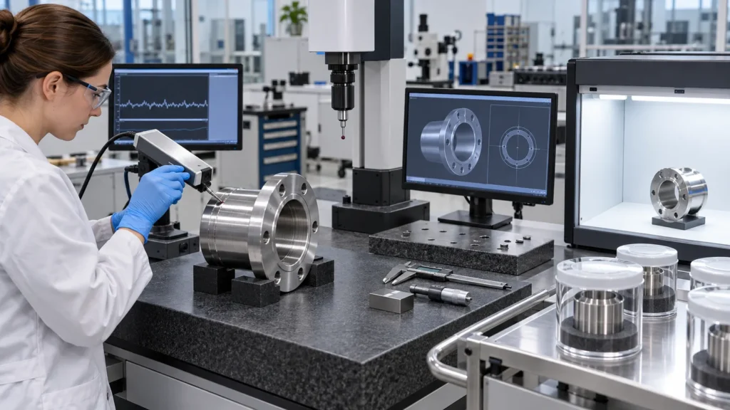 Stainless finish verification laboratory