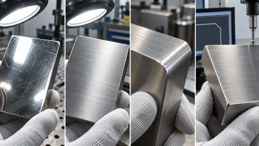 Stainless finish myth samples