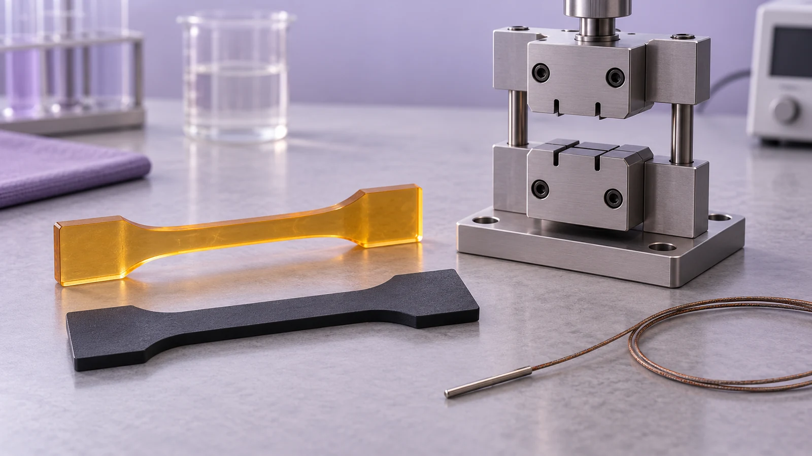 PEEK Ultem polymer comparison samples