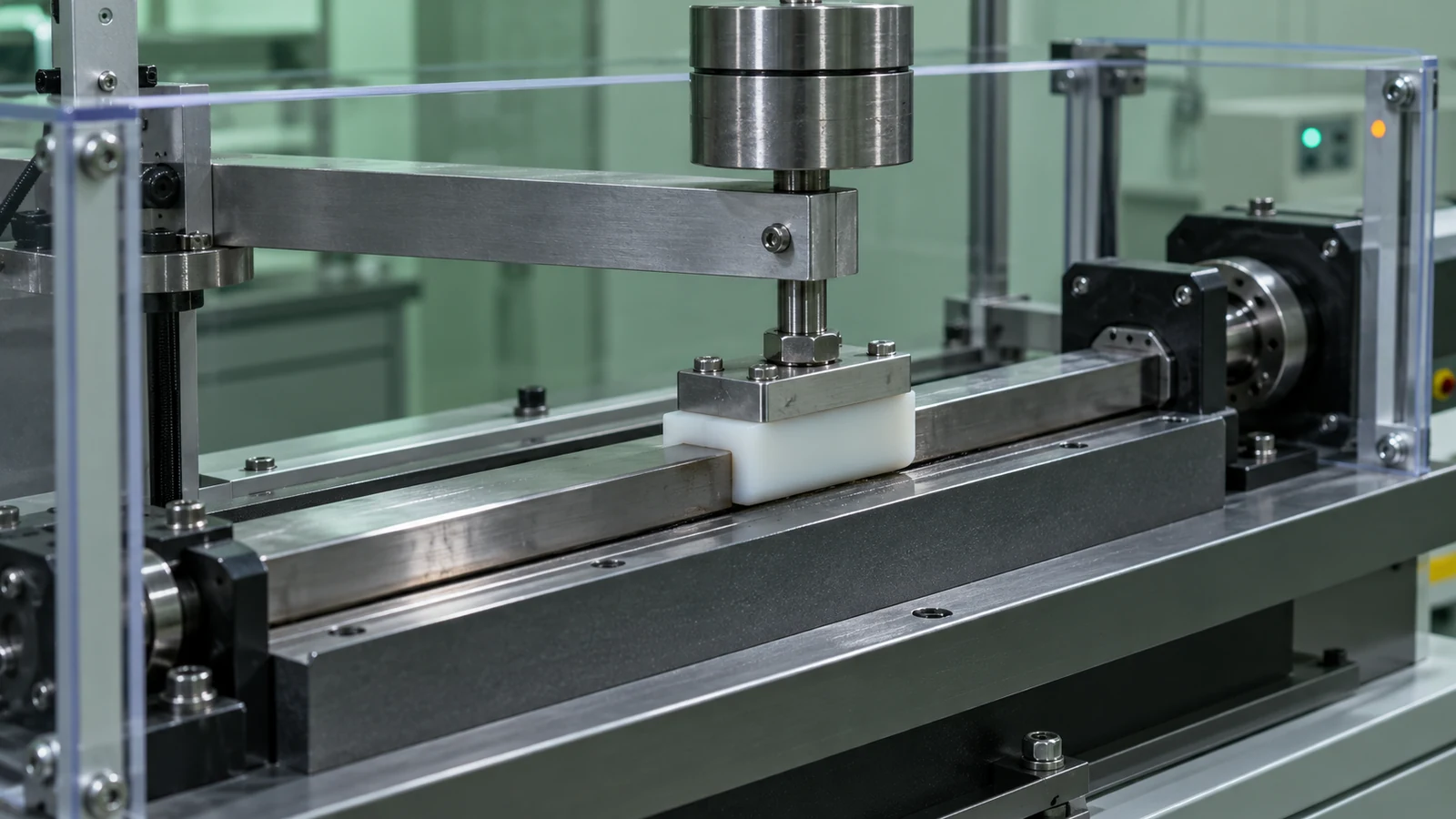 Testing polymer sliding contact pair