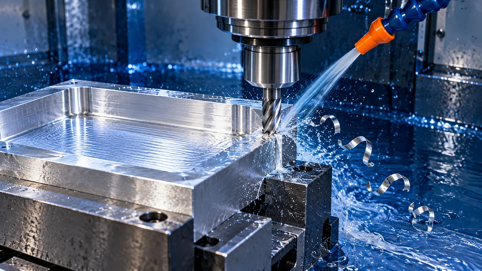aluminum milling chip evacuation