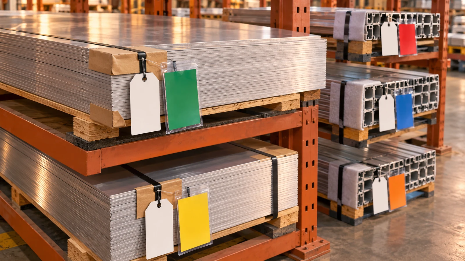 Aluminum stock traceability and identification