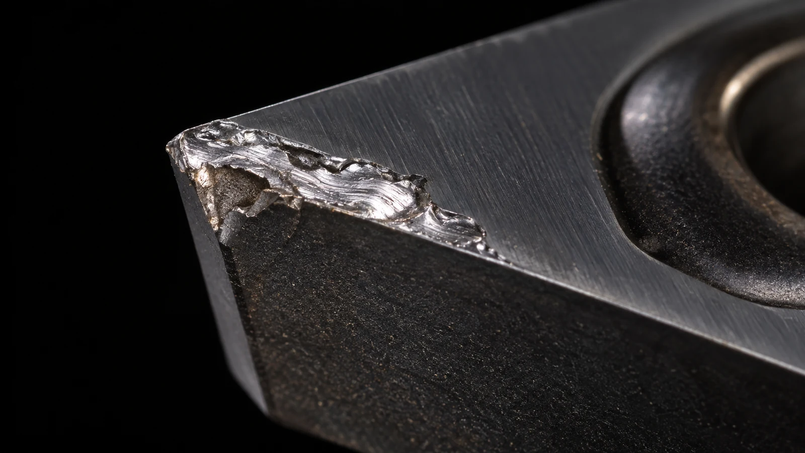 built up edge on carbide insert