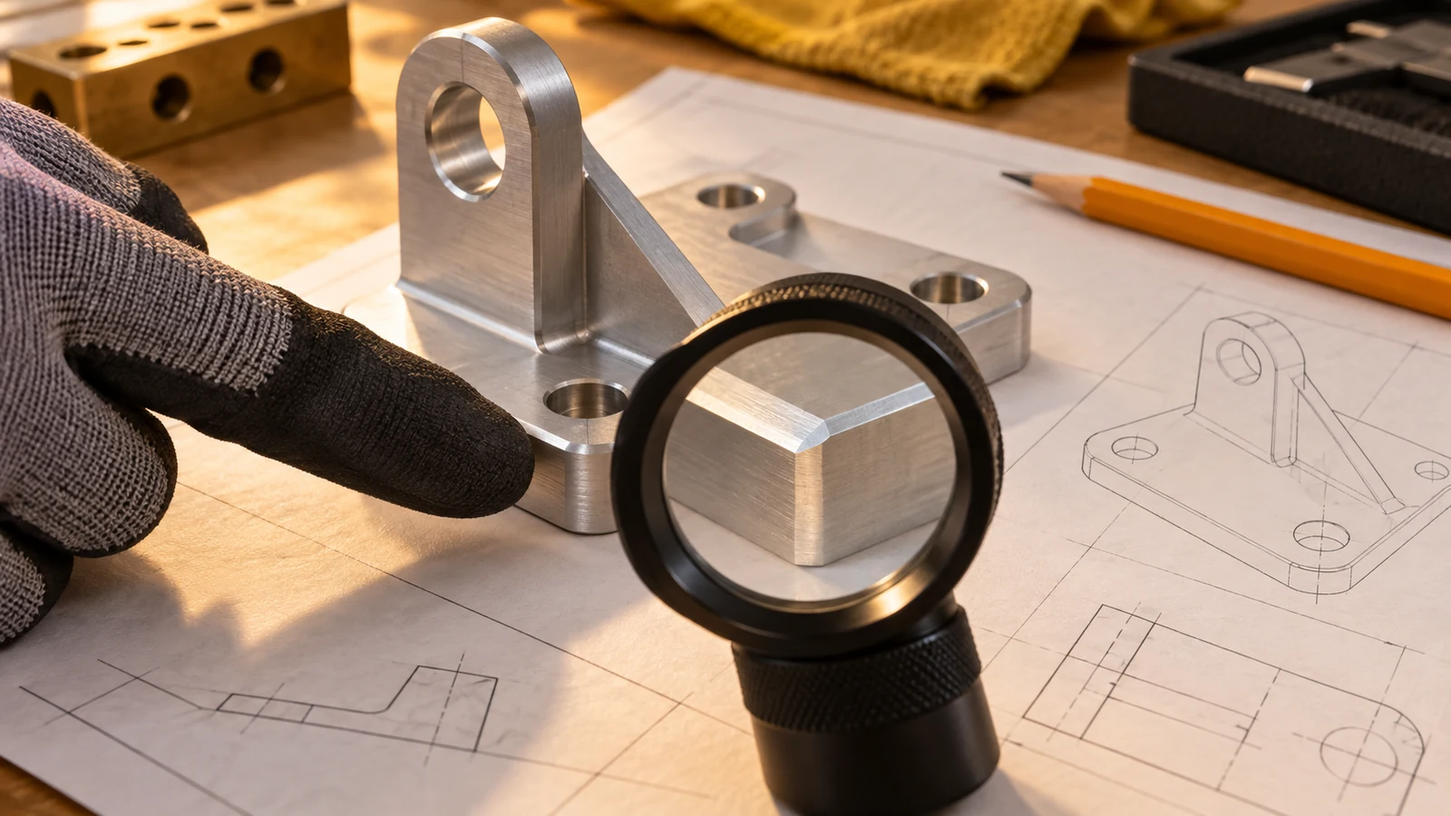 Defined edge break on machined part