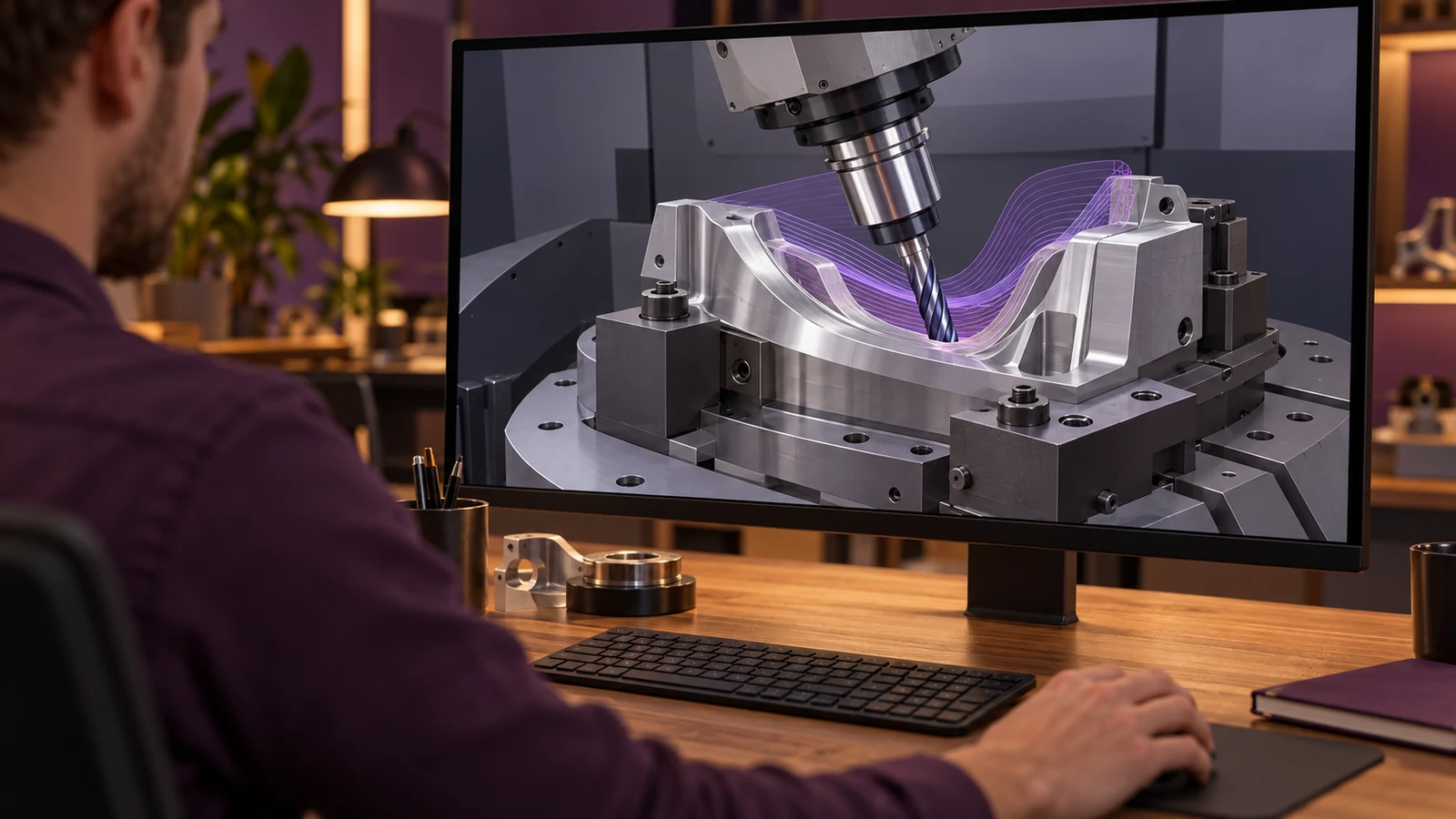 Fixture clearance check during five axis motion