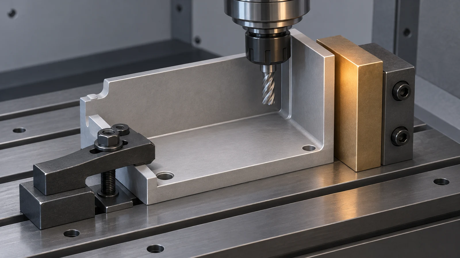 Thin wall clamp support path
