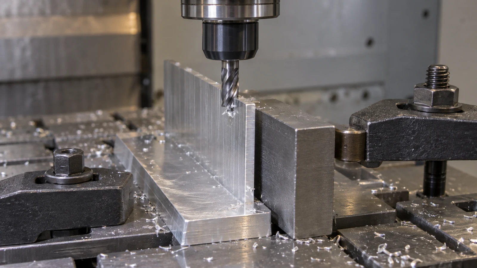 Thin wall milling force response