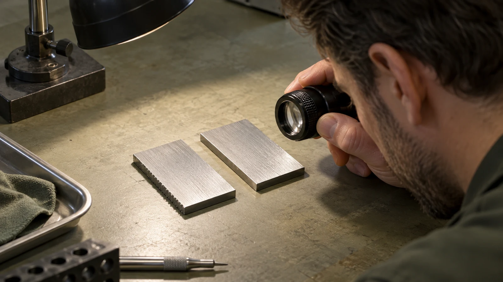 Matched milling finish trial samples