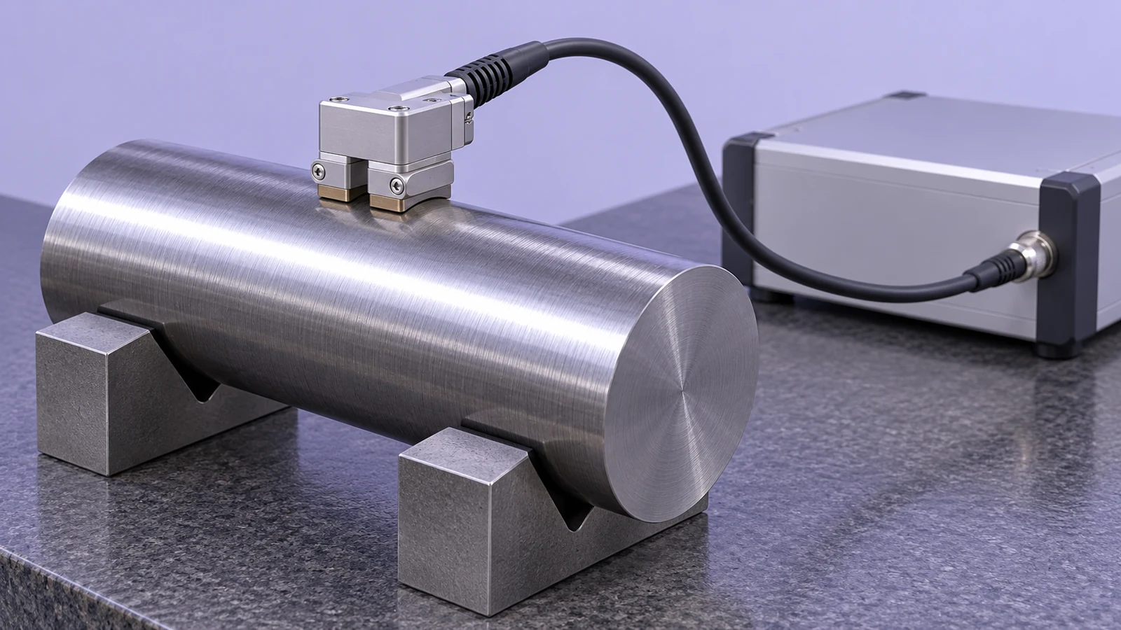 Magnetic probe testing ground component
