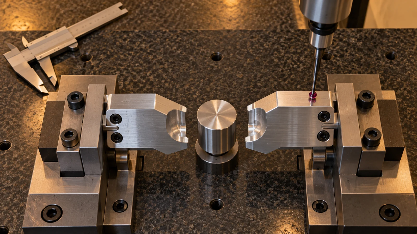 Matched gripper finger inspection