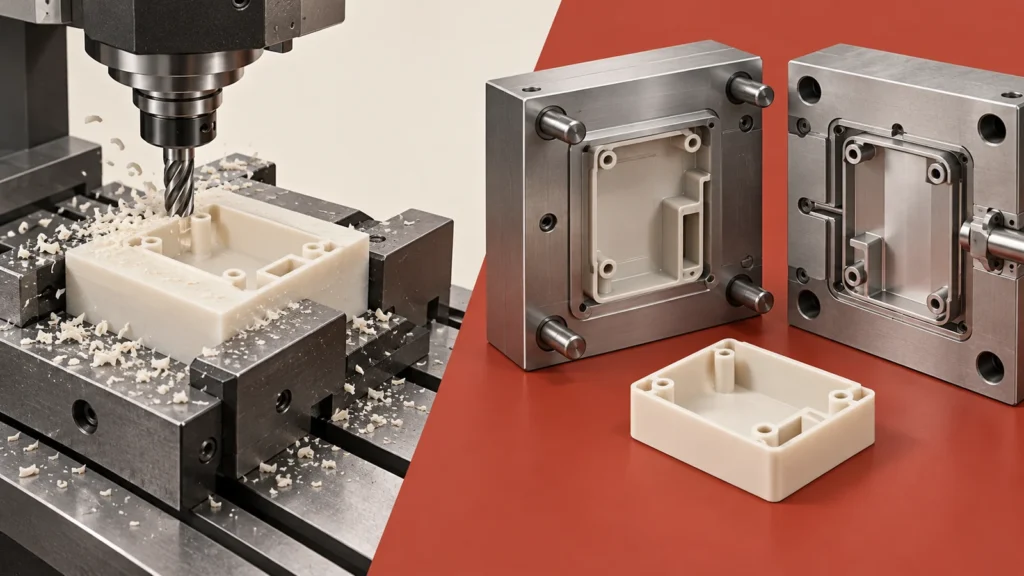 Tooling and machining route comparison