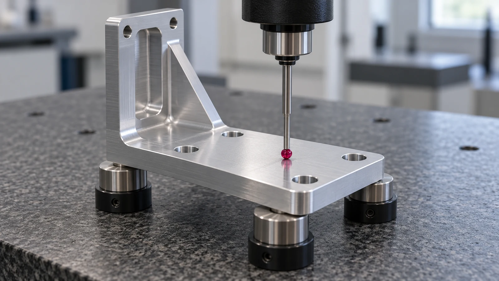 Bracket mounting datum inspection